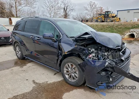 2025 Toyota Sienna Xle из США, поврежденный, VIN 5TDYRKEC7SS233848